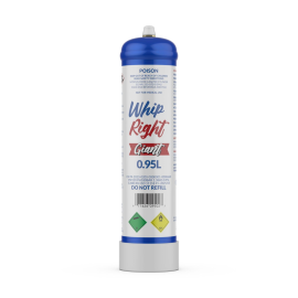 WhipRight 0.95L Giant 640G Cylinder